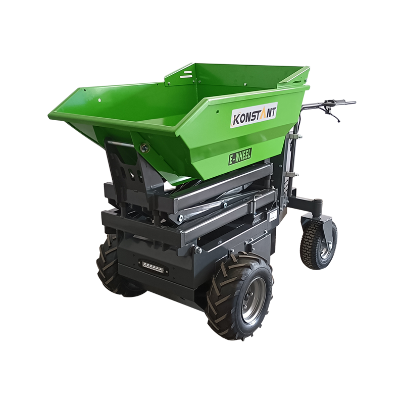 Power Barrow mini dumper 100% elektromos meghajtó elektromágneses fékrendszer hidraulikus billenés és emelés 
