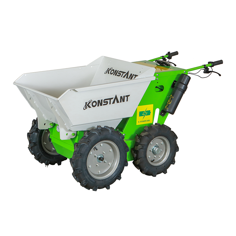 1000W kefe nélküli egyenáramú motorral hajtott minden terri beton hibás teljes elektromos mini dumper