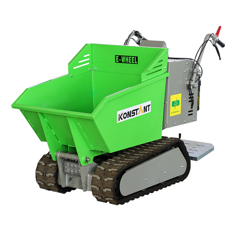 350 kg hasznos rakomány elektromos hajtás, nyomon követve Undercarry akkumulátor karbantartás ingyenes mini dumper