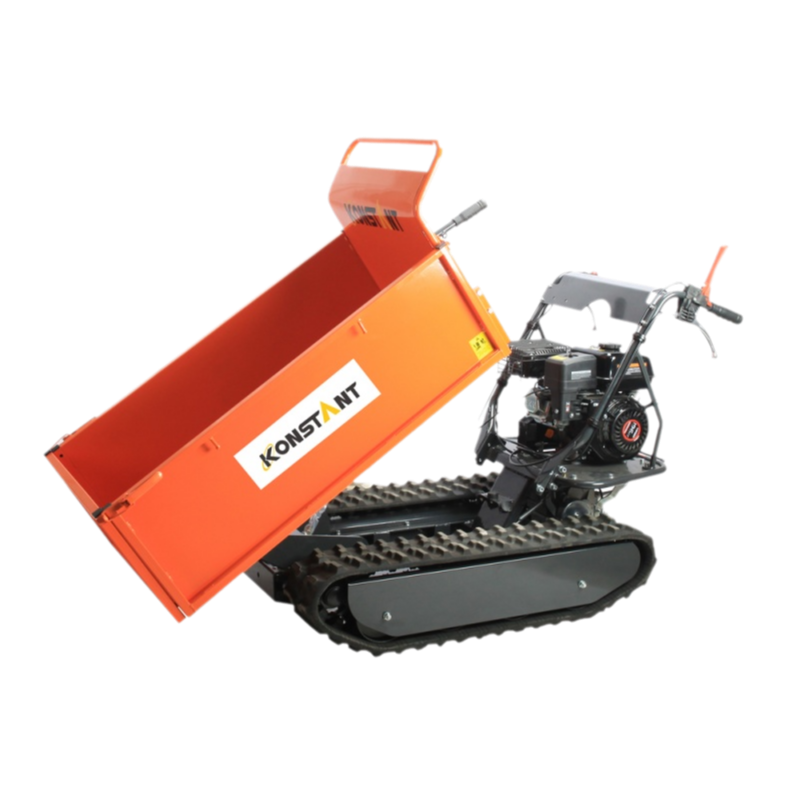 500 kg -os benzinteljesítmény nyomon követve Barrow Construction Garden Mini Dumper
