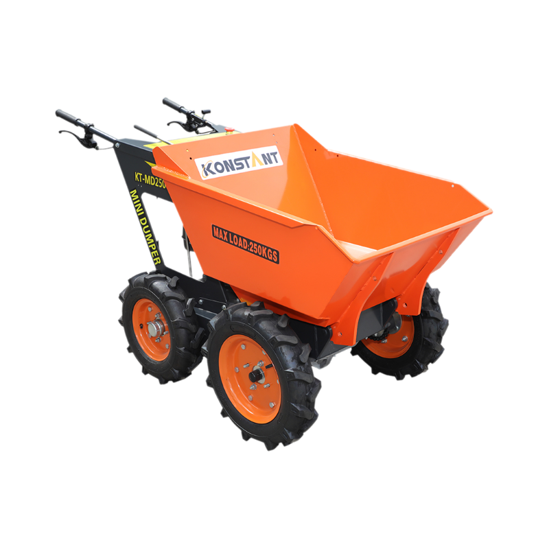 4x4 láncmeghajtó kompakt benzinteljesítményű keréküveg betonbeton mini dumper