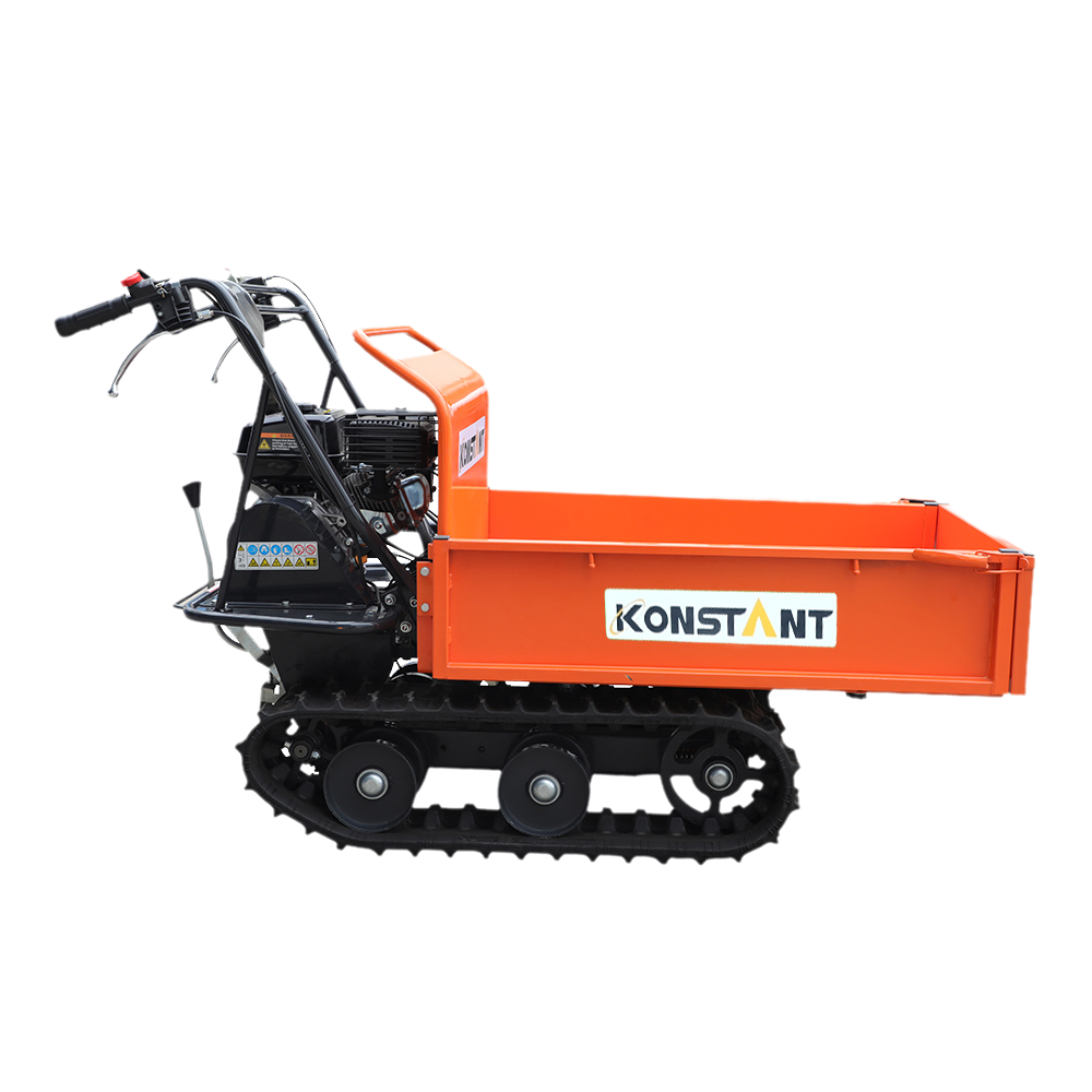 196CC 300 kg benzinteljesítmény kézikönyv Tip Power Barrow Transporter nyomon követve Mini Dumper